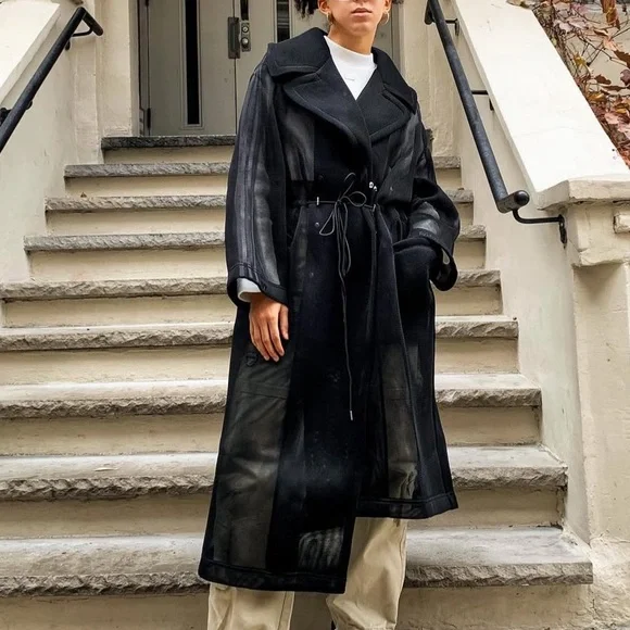 IVY PARK | Jackets & Coats | Adidas X Ivy Park Black Mesh Spr Coat